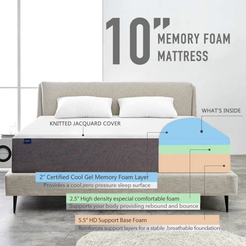 molblly sleep, molblly memory foam mattress review, molblly mattress review reddit, molblly mattress amazon